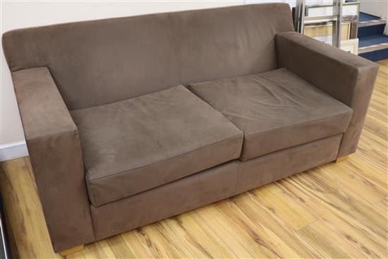A De La Espada two seat settee, L.170cm